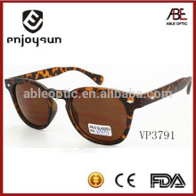 Leopard color lady plastic custom sunglasses wholesale Alibaba